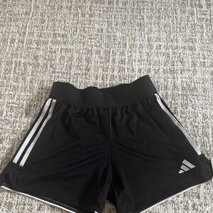 Adidas Women's Black and Gray Athletic Shorts